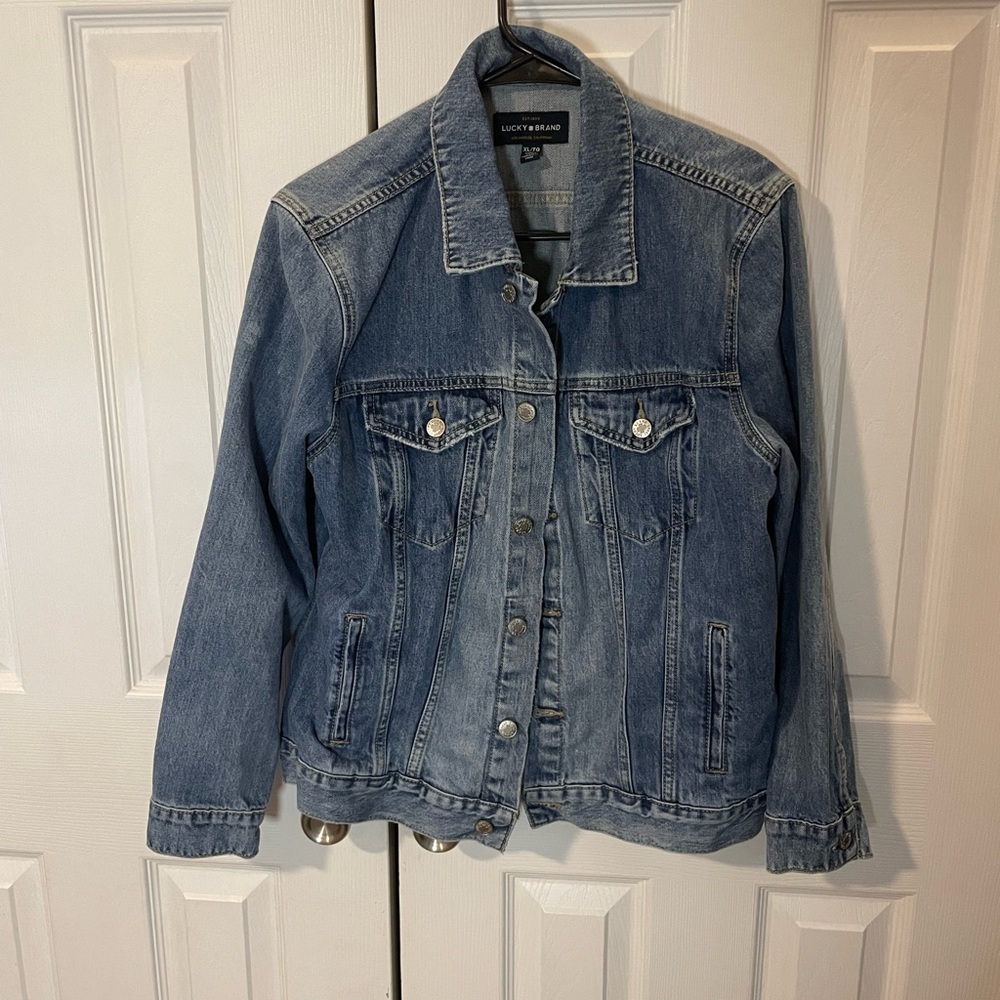 Lucky Brand Women's Light Blue Jean Jacket